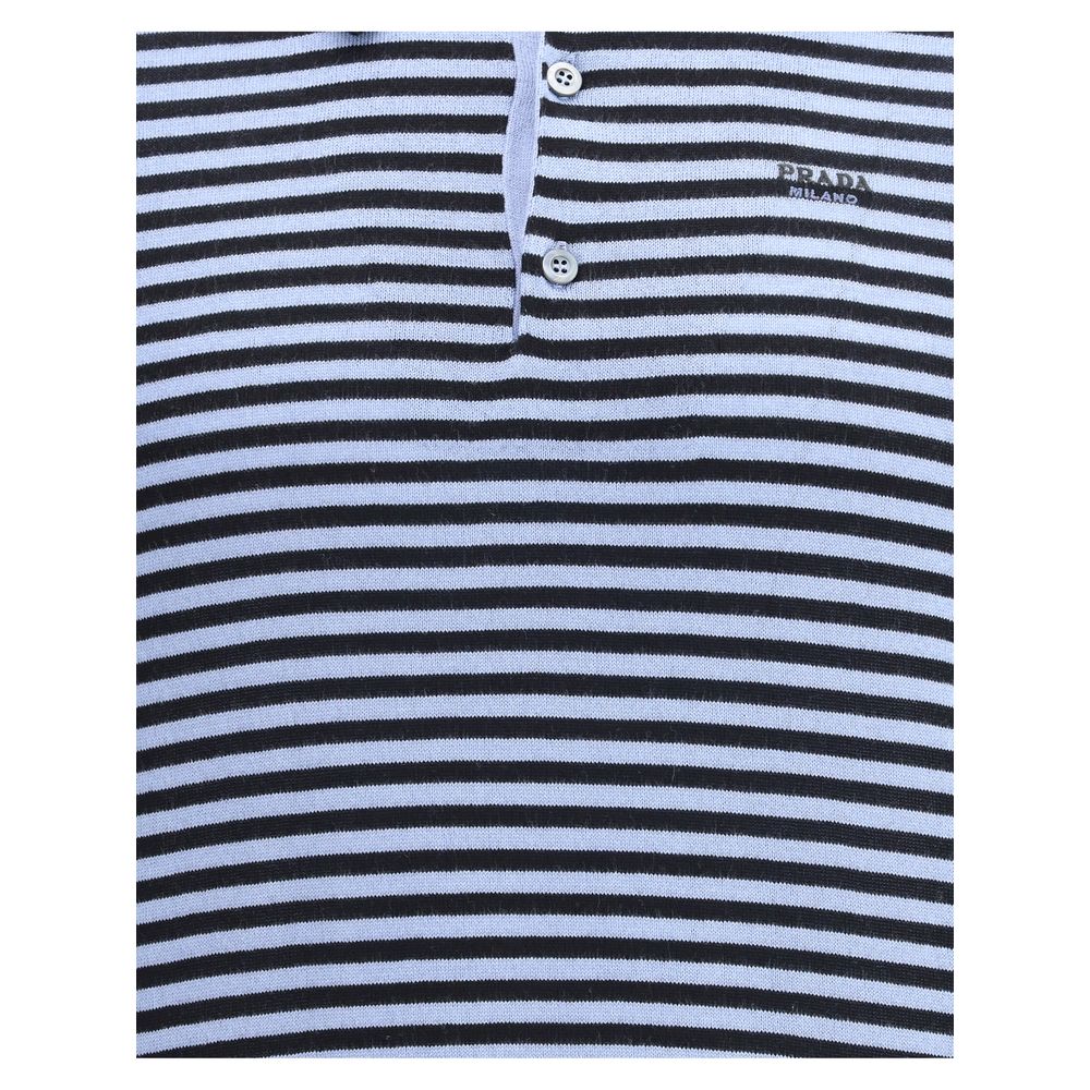 Prada Gestreifter Polopullover