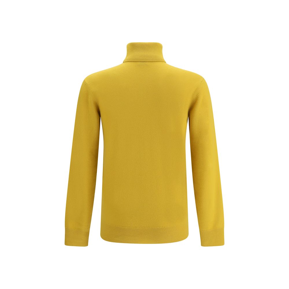 Saint Laurent Gelber Kaschmir-Rollkragenpullover
