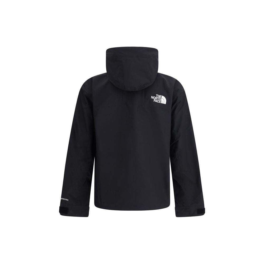 The North Face Schwarze Nylon-Jacke in voller Länge