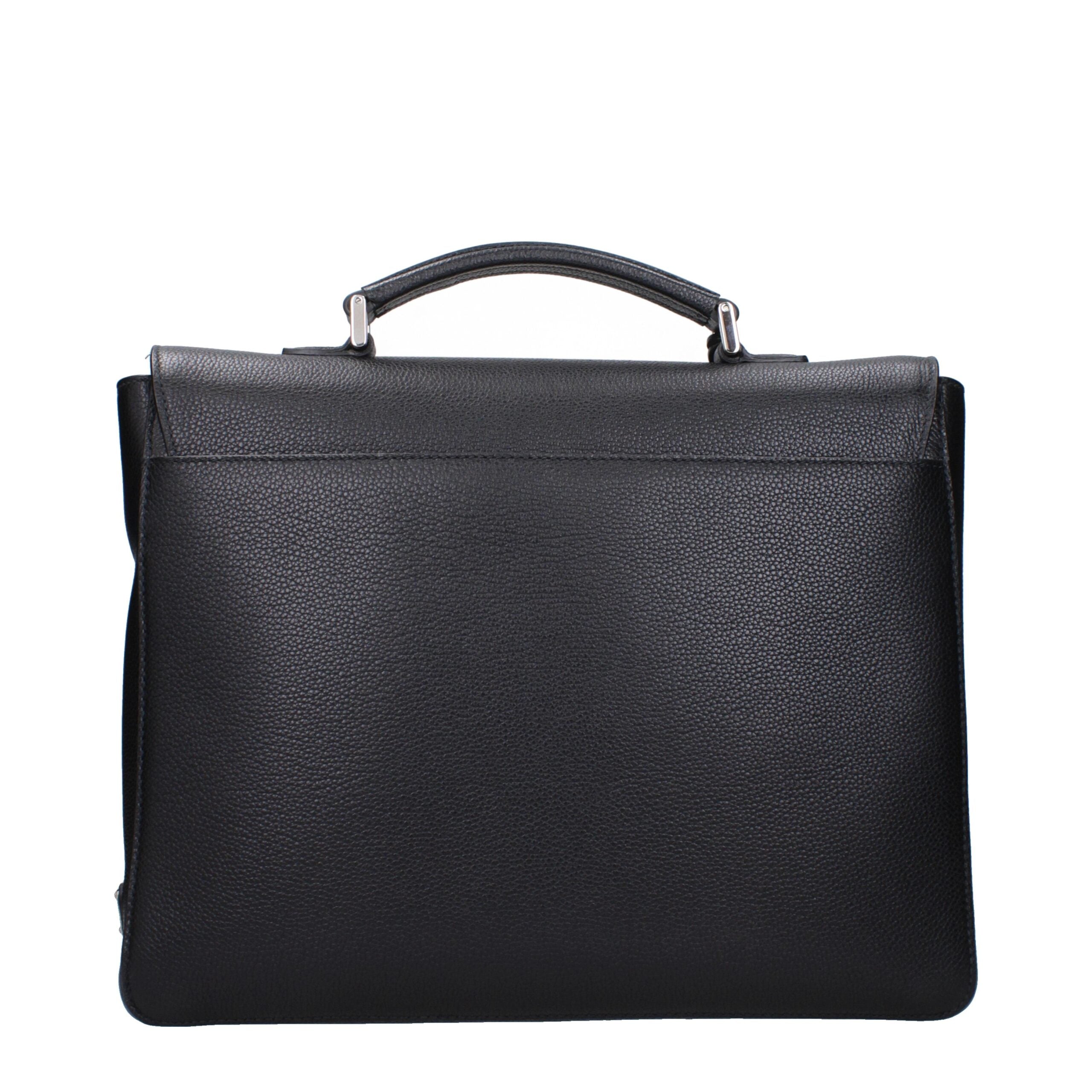 Prada Schwarze Business- und Laptop-Taschen aus Leder