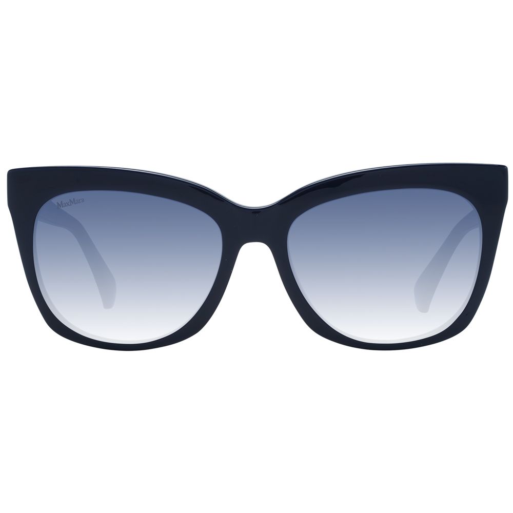 Max Mara Blaue Sonnenbrille aus Kunststoff