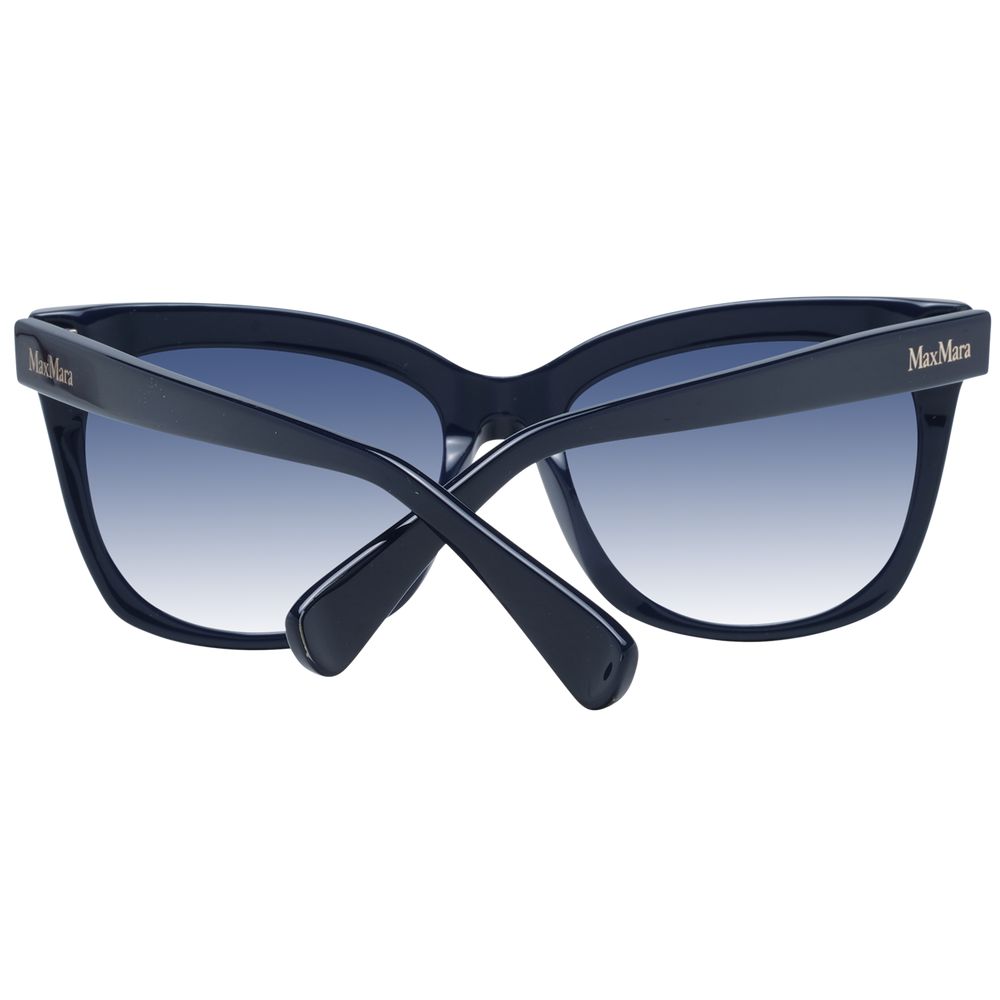 Max Mara Blaue Sonnenbrille aus Kunststoff