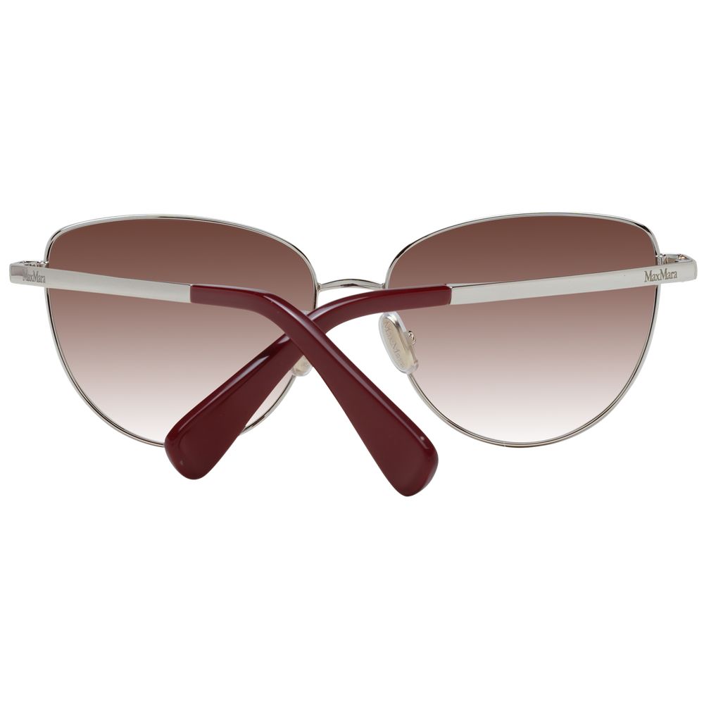 Max Mara Rote Metall-Sonnenbrille