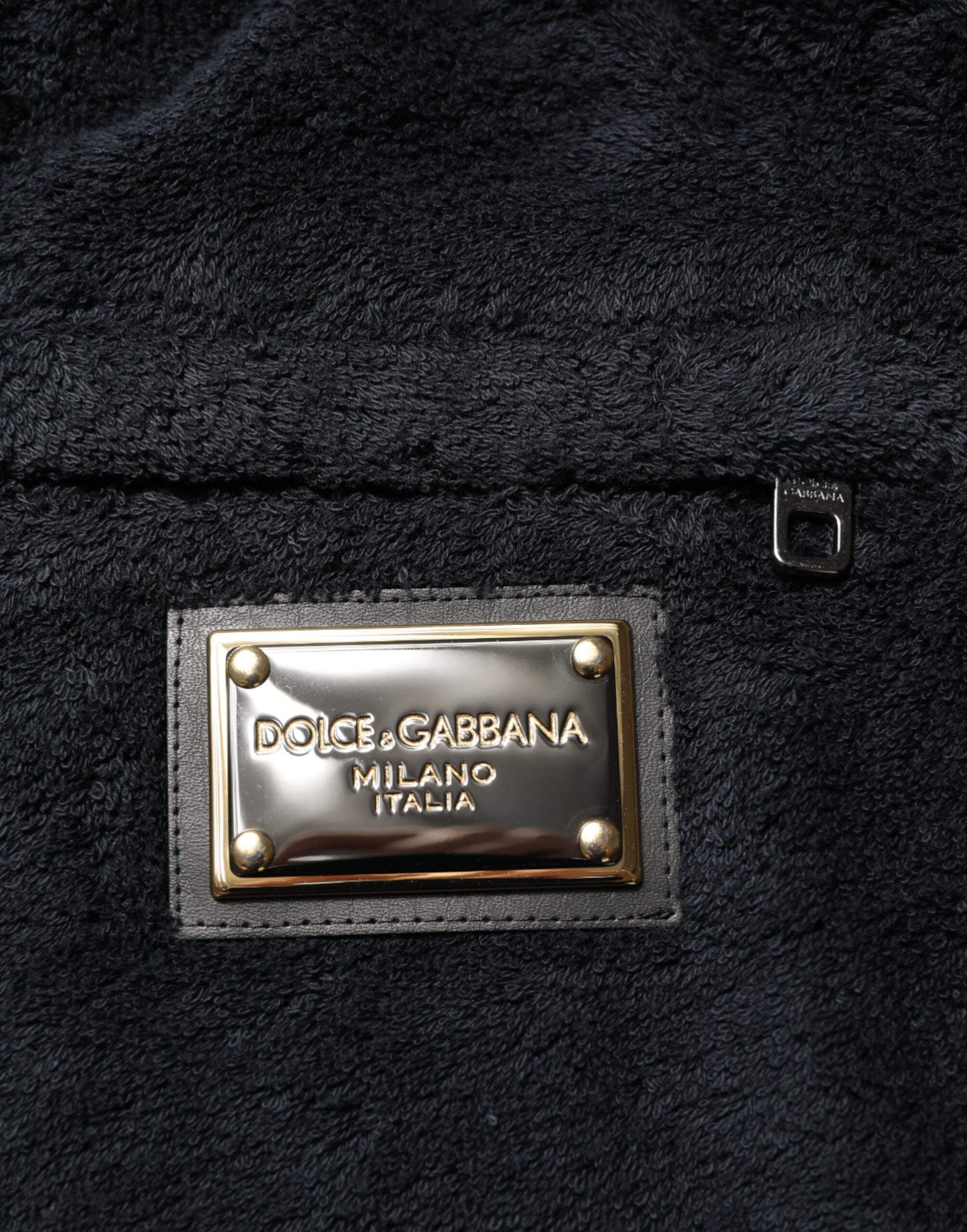 Dolce & Gabbana Schwarz Baumwolle Logo Männer Jogger Sweatpants Hosen