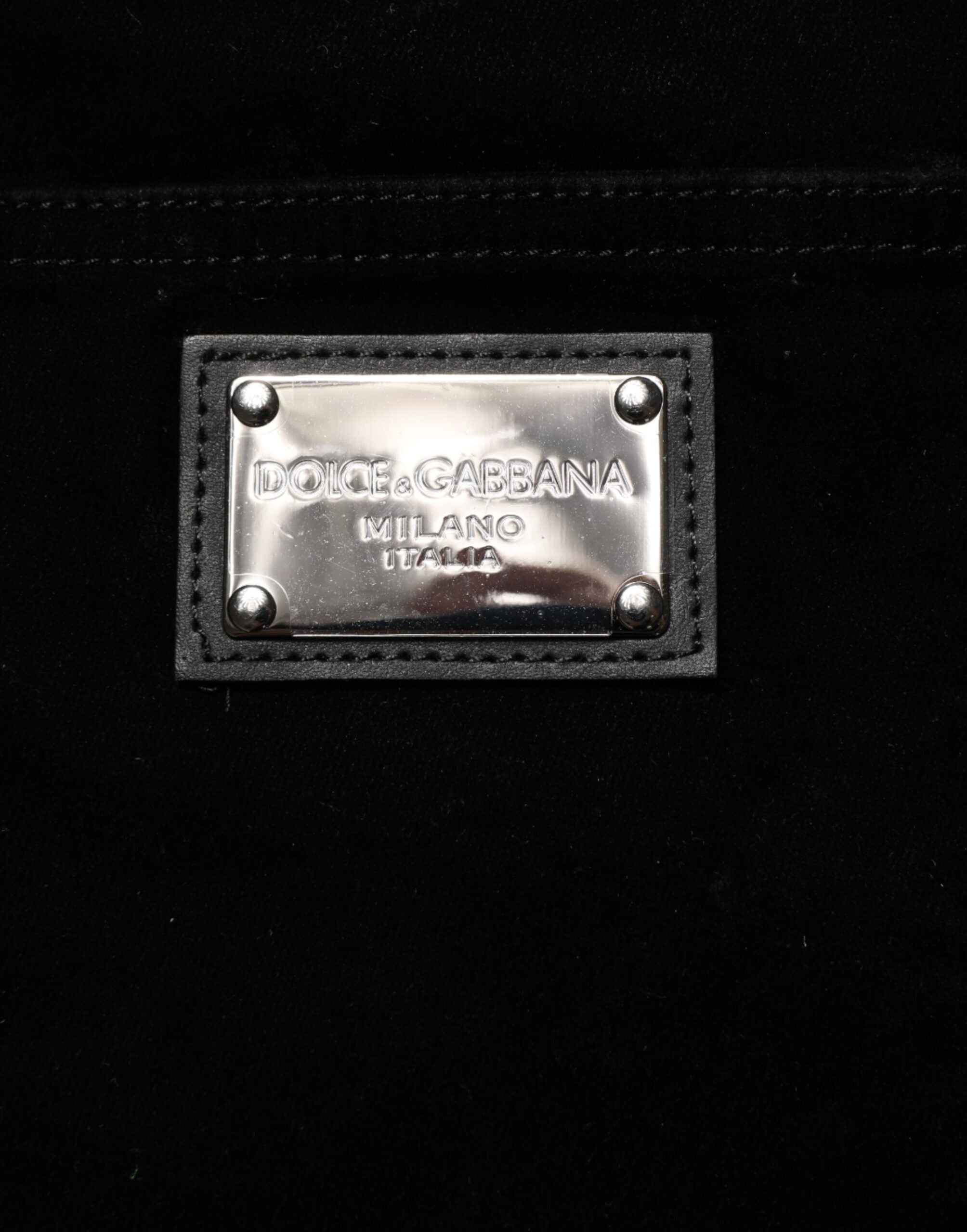 Dolce & Gabbana Schwarze Slim Fit Denim-Hosenjeans aus Baumwolle