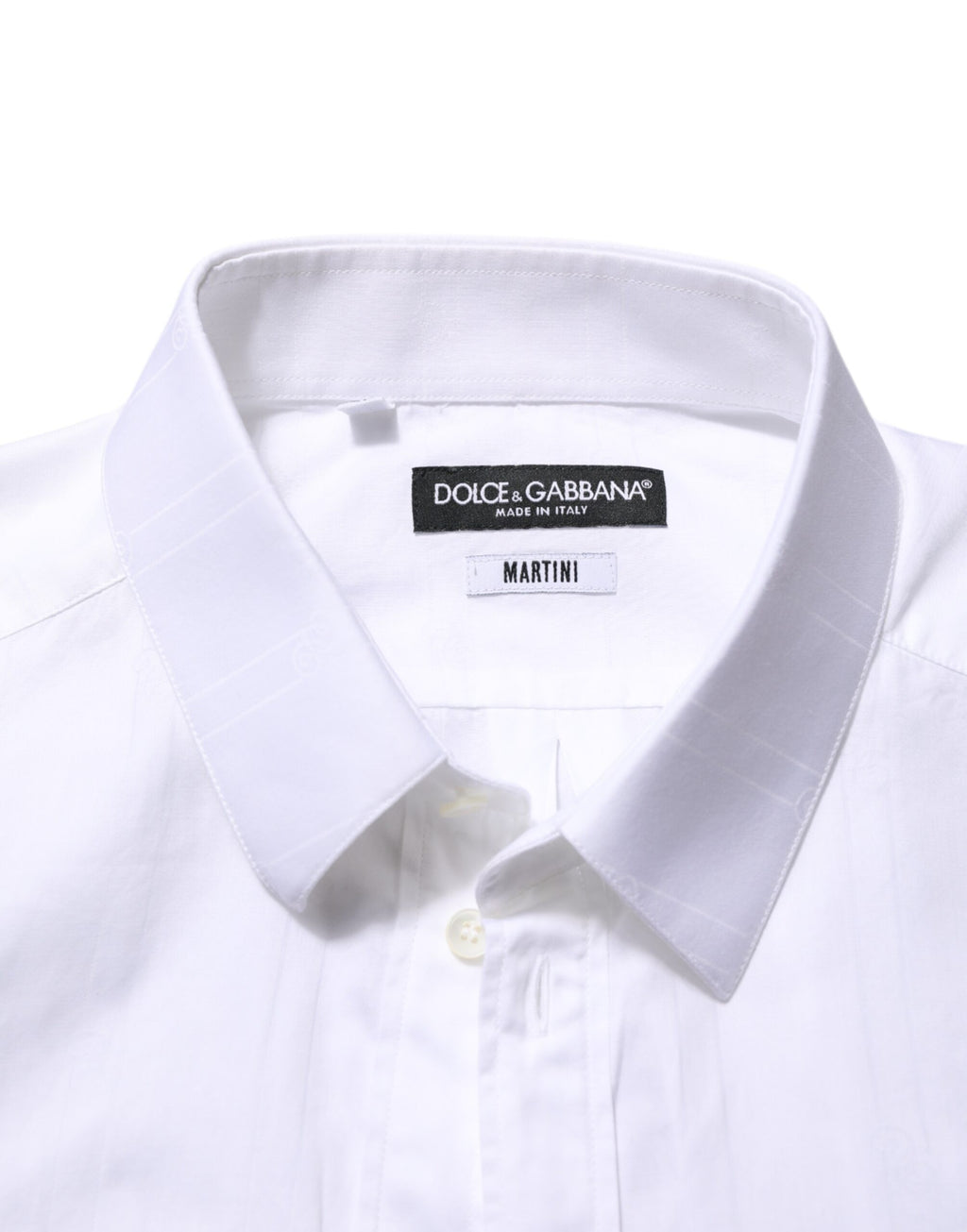 Dolce & Gabbana Weißes Baumwollhemd MARTINI für Männer Formal Dress Shirt