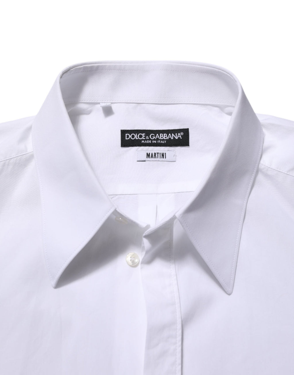 Dolce & Gabbana Weißes Baumwollhemd MARTINI für Männer Formal Dress Shirt