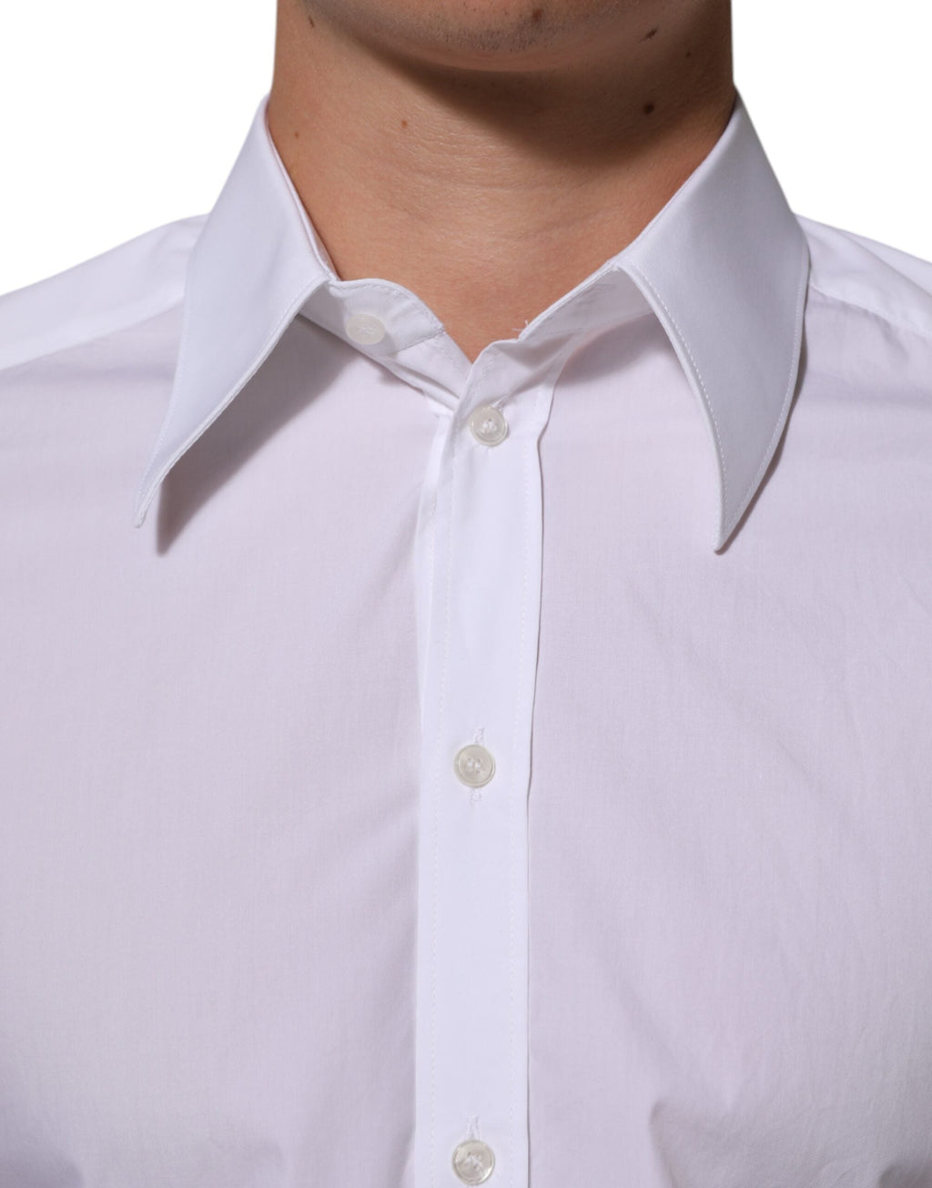 Dolce & Gabbana Weißes Baumwollhemd MARTINI für Männer Formal Dress Shirt
