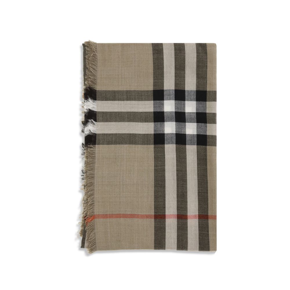 Burberry Karo-Wendeschal aus Wolle und Seide