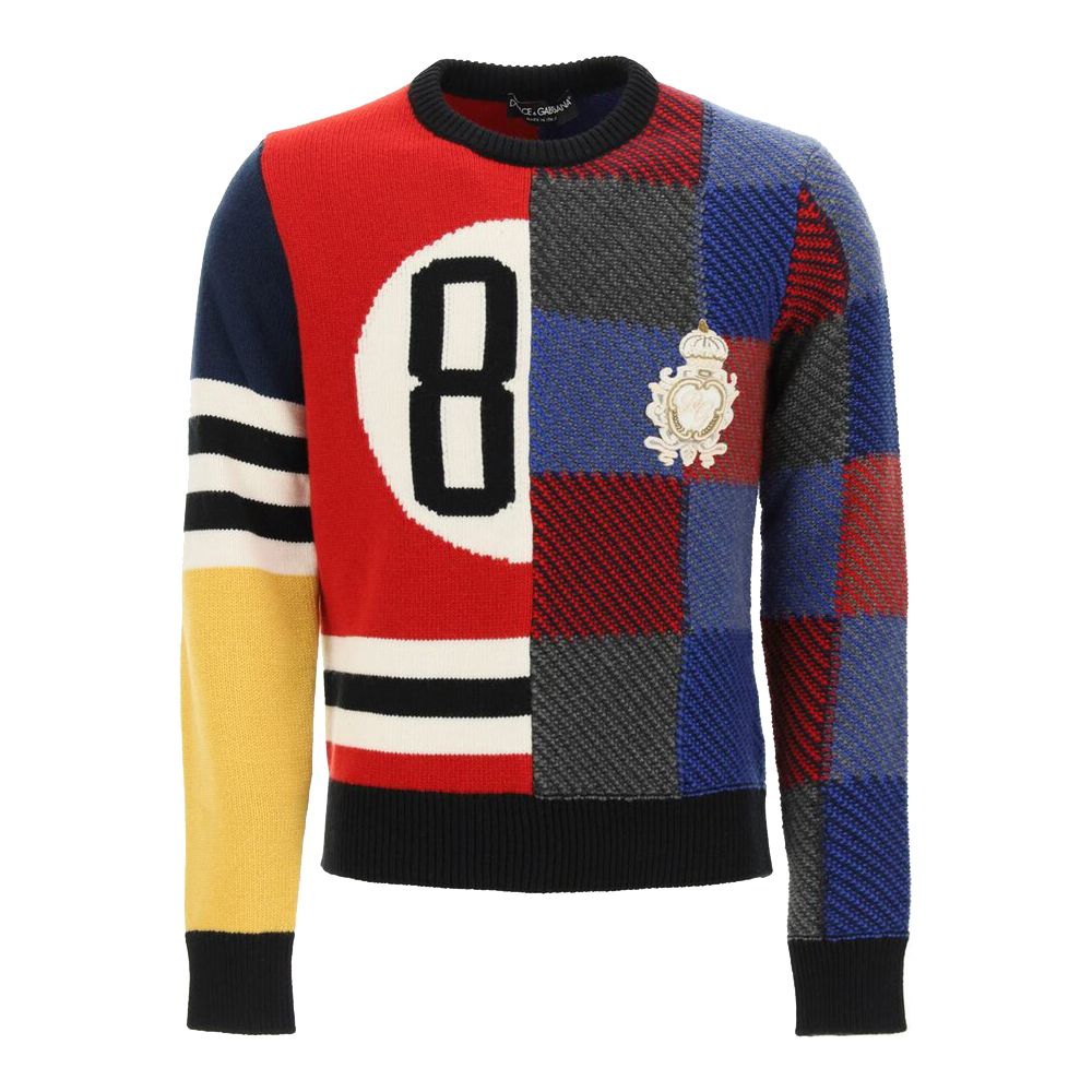 Dolce & Gabbana Multicolor Pullover aus Wolle