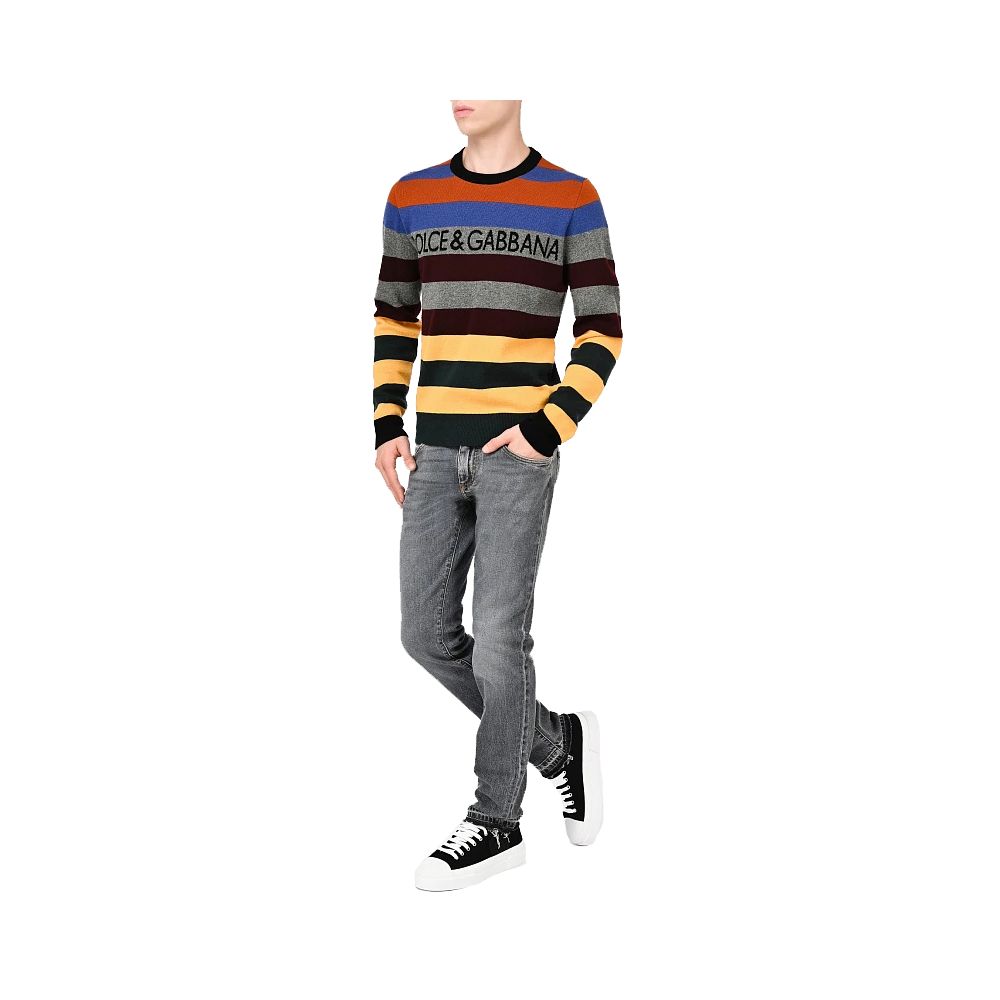 Dolce & Gabbana Multicolor Kaschmirpullover