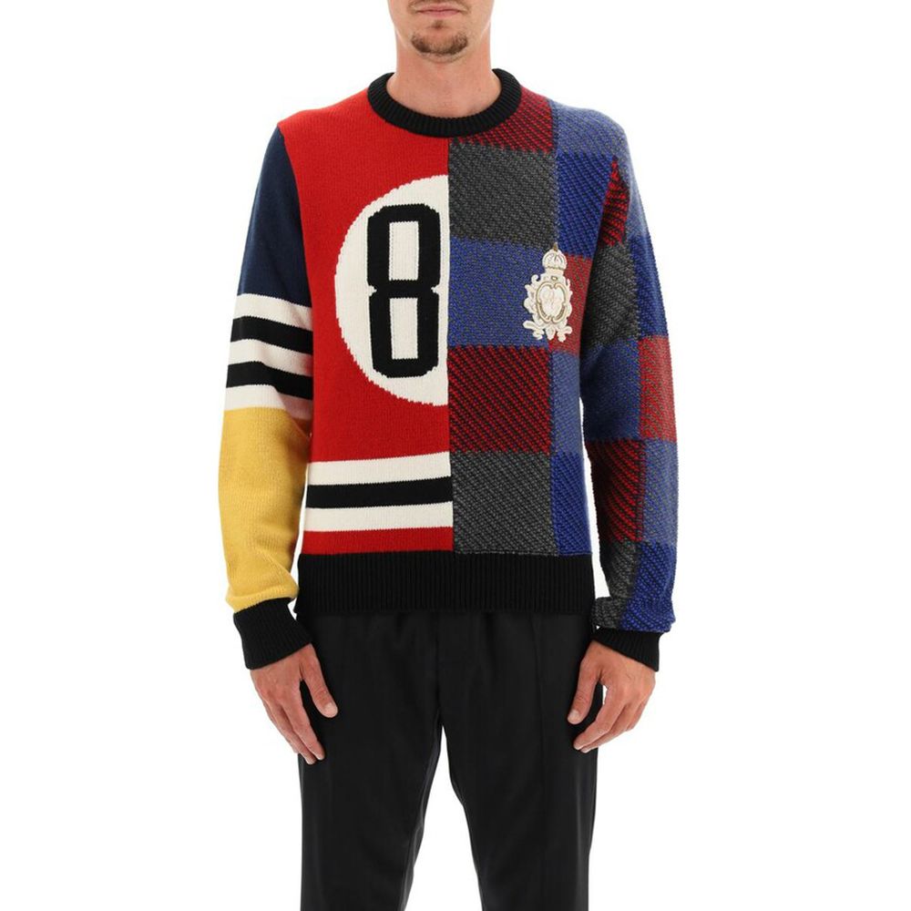 Dolce & Gabbana Multicolor Pullover aus Wolle