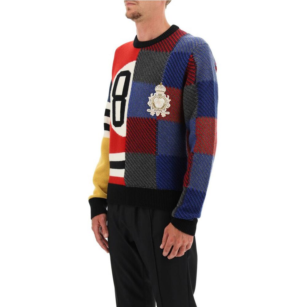 Dolce & Gabbana Multicolor Pullover aus Wolle