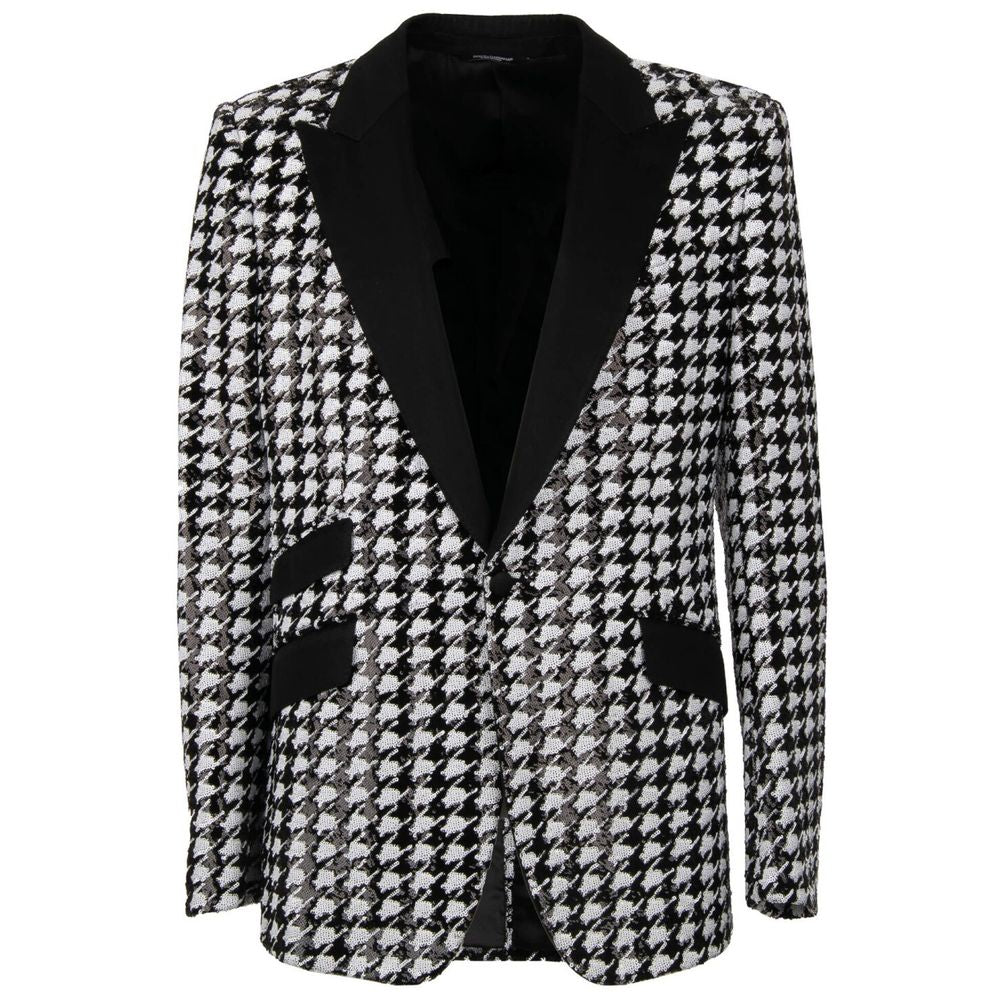 Dolce & Gabbana Schwarzer Polyester-Blazer
