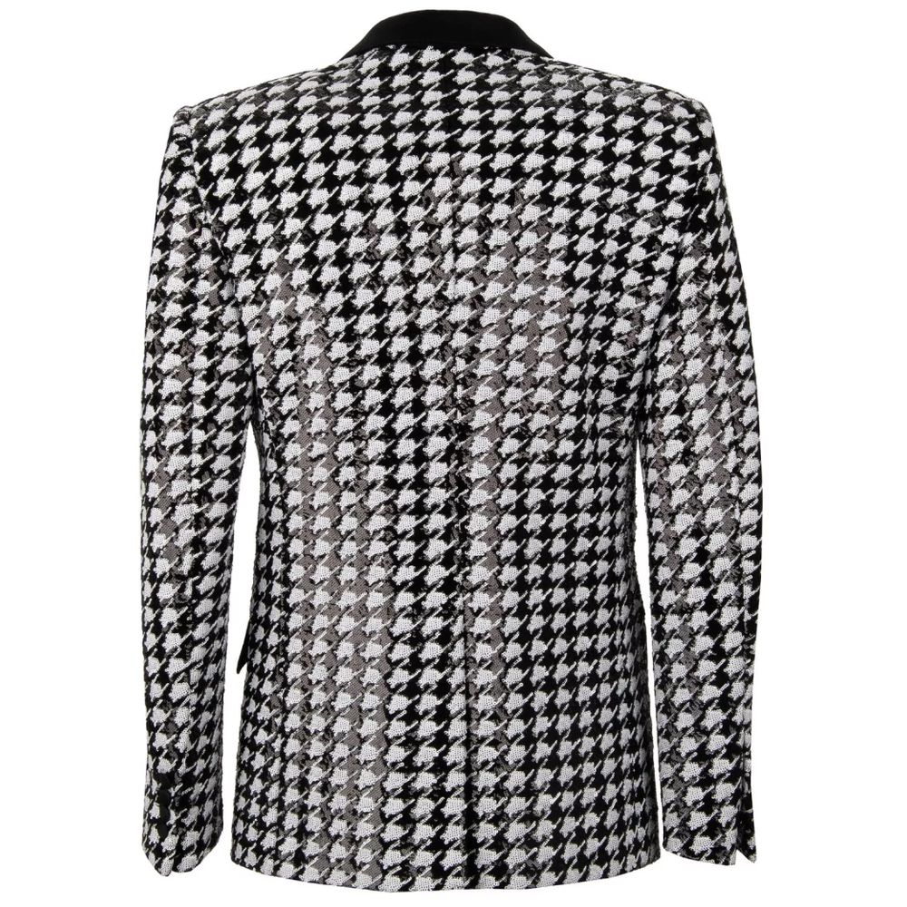 Dolce & Gabbana Schwarzer Polyester-Blazer