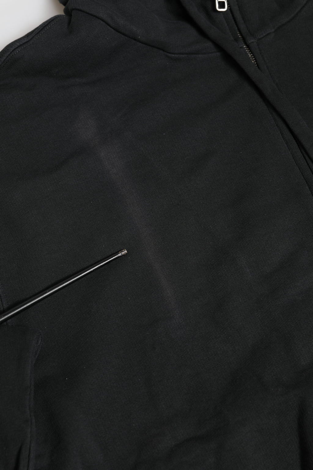 Dolce & Gabbana Schwarzes Logo FullZip Sweatshirt mit Kapuze Pullover