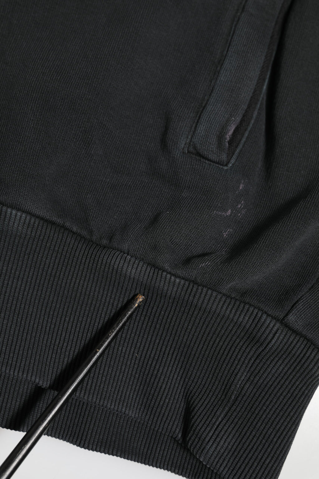 Dolce & Gabbana Schwarzes Logo FullZip Sweatshirt mit Kapuze Pullover