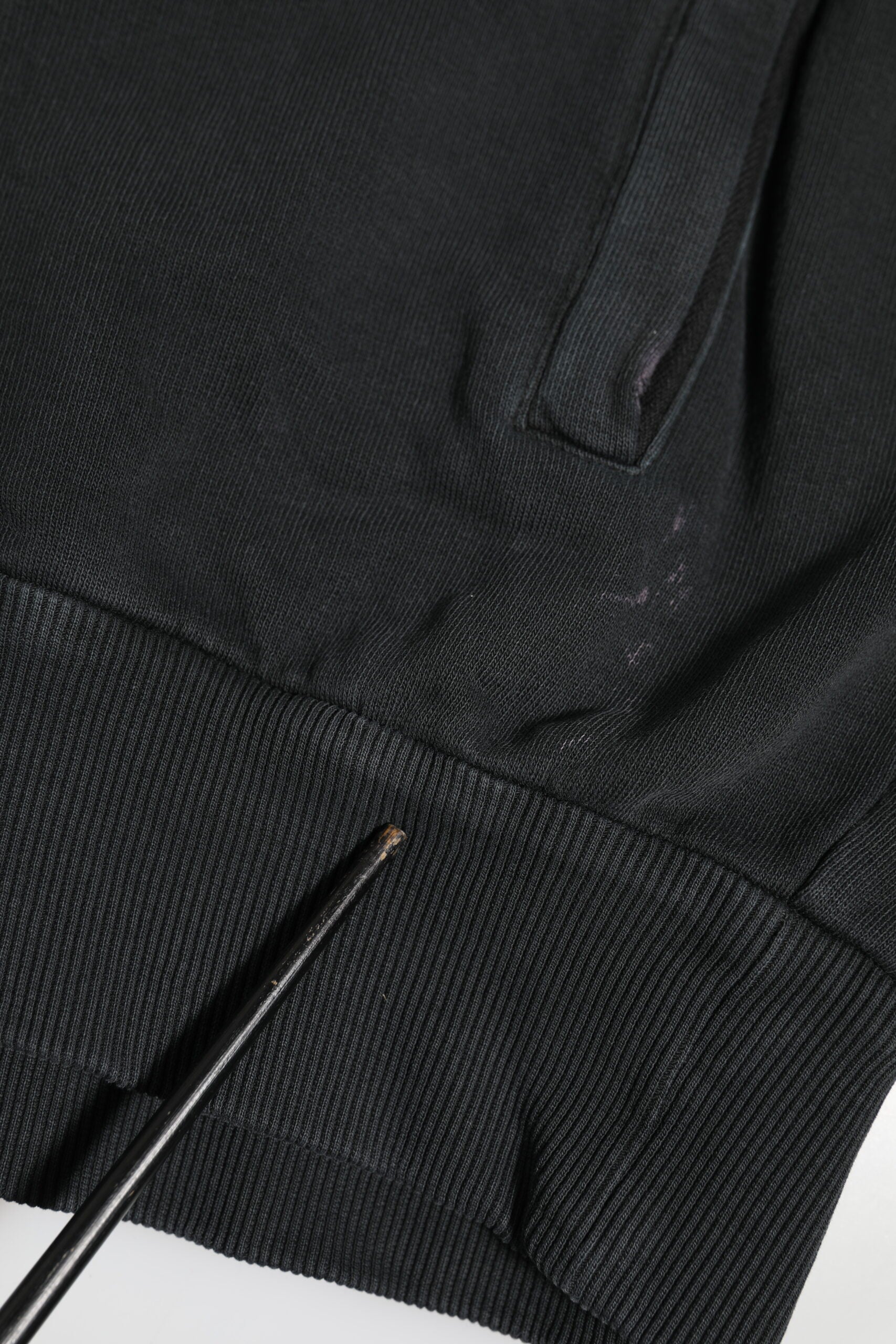 Dolce & Gabbana Schwarzes Logo FullZip Sweatshirt mit Kapuze Pullover