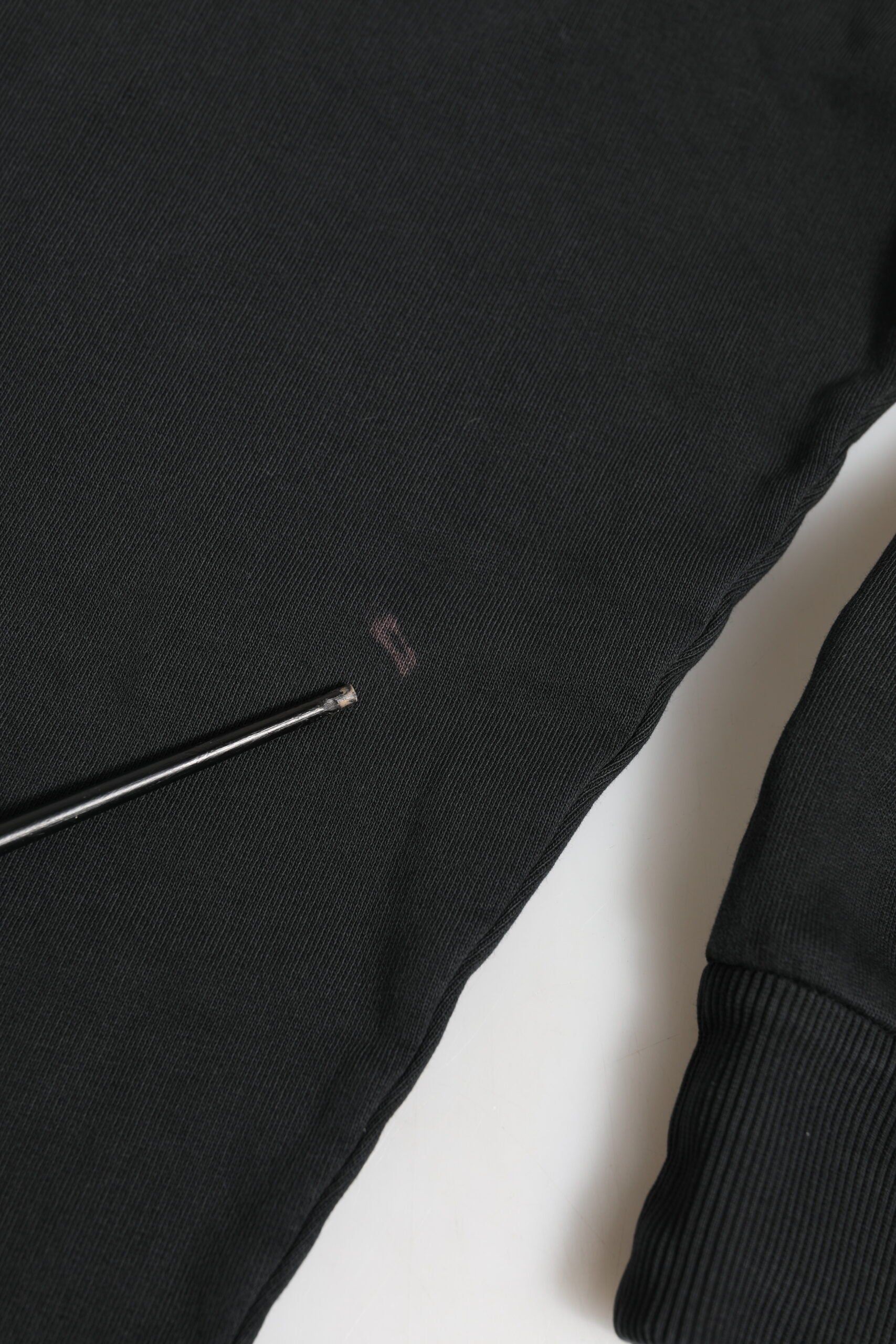 Dolce & Gabbana Schwarzes Logo FullZip Sweatshirt mit Kapuze Pullover