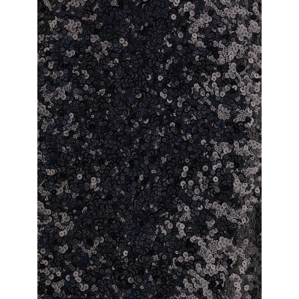 PINKO Schwarzer Polyester-Midi-Rock