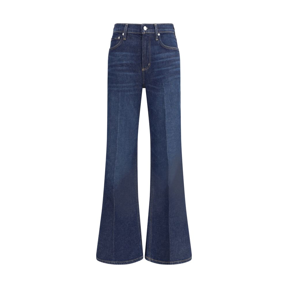 Citizens of Humanity Blaue Baumwoll-Jeans mit Schlag