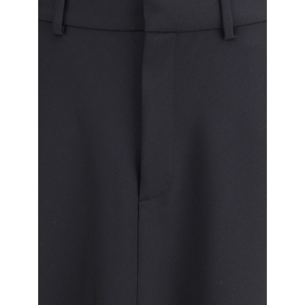 Balenciaga Godet Maxirock aus Schurwolle