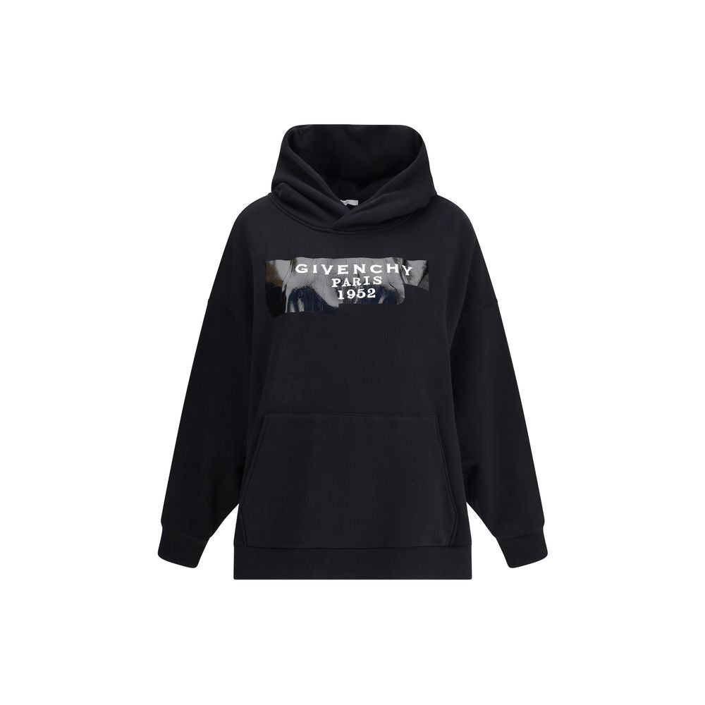 Hoodie aus hauchdünnem Stoff mit Givenchy-Band