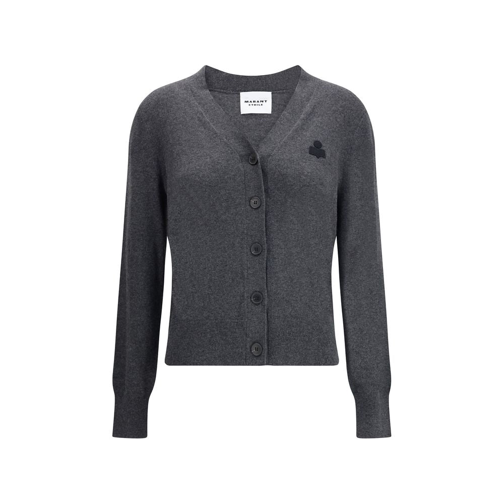 Marant Etoile Grauer Baumwoll-Cardigan