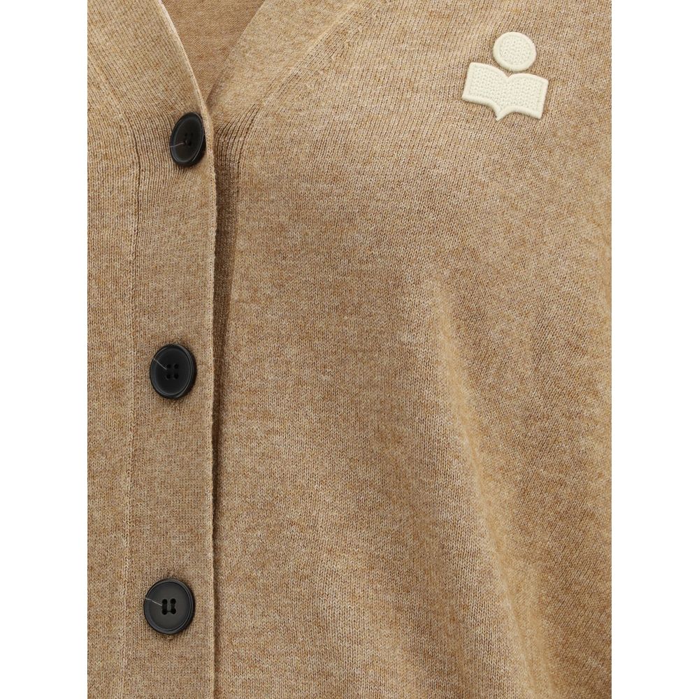 Marant Etoile Beiger Baumwoll-Cardigan