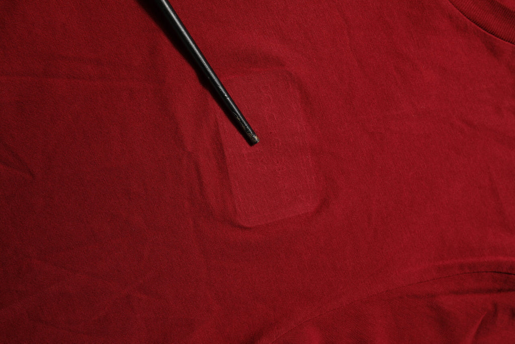 Dolce & Gabbana Maroon Logo Rundhalsausschnitt Kurzarm-T-Shirt