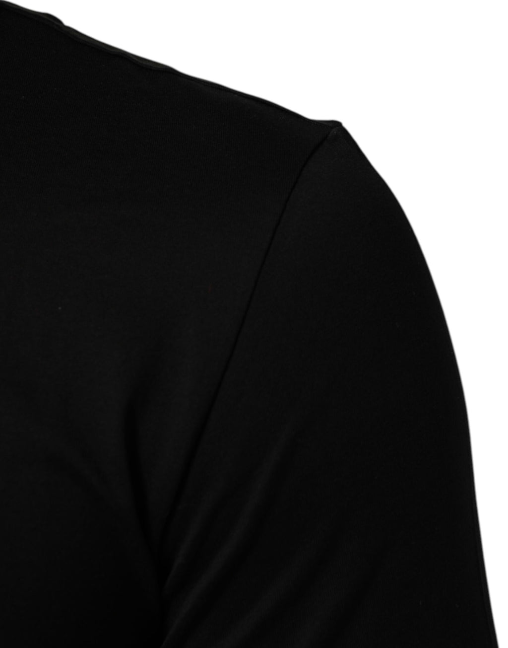 Dolce & Gabbana Schwarzes Goodluck 2021 Baumwoll-T-Shirt mit Rundhalsausschnitt