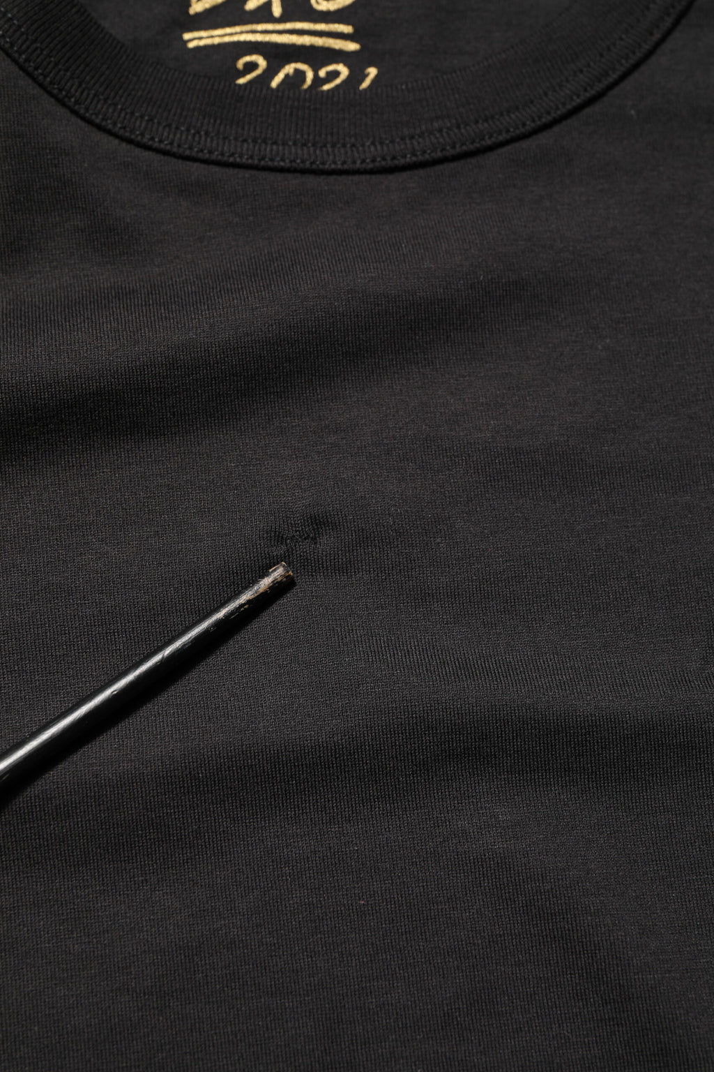 Dolce & Gabbana Schwarzes Goodluck 2021 Baumwoll-T-Shirt mit Rundhalsausschnitt