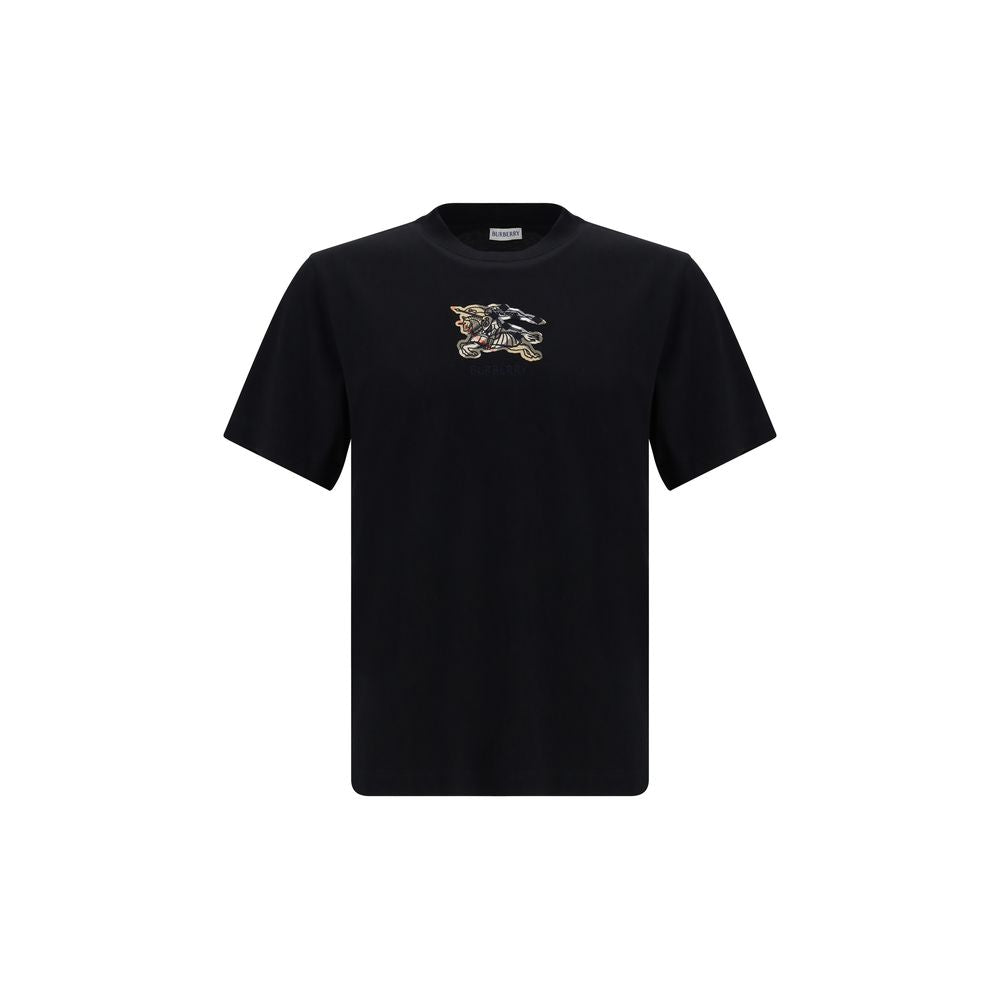 Burberry Kariertes Logo-T-Shirt aus Baumwolle