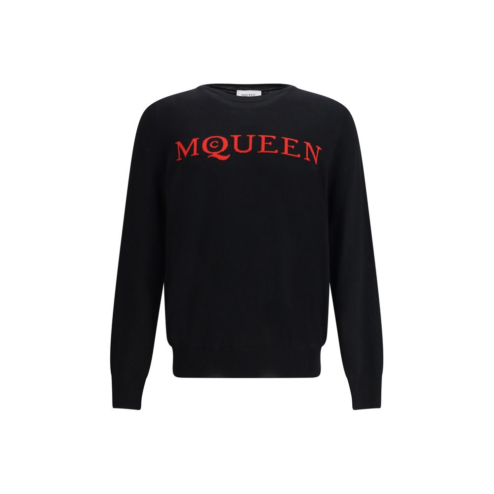Alexander McQueen Pullover aus Wolle mit Logo