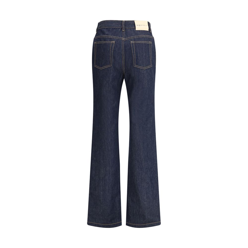 Alexander McQueen Denim-Jeans mit geradem Bein
