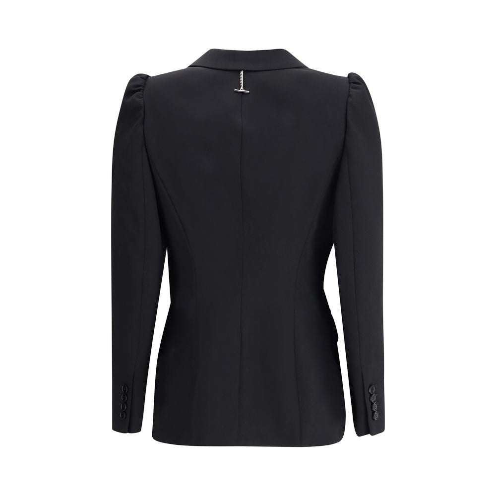 Alexander McQueen Schwarze einreihige Jacke