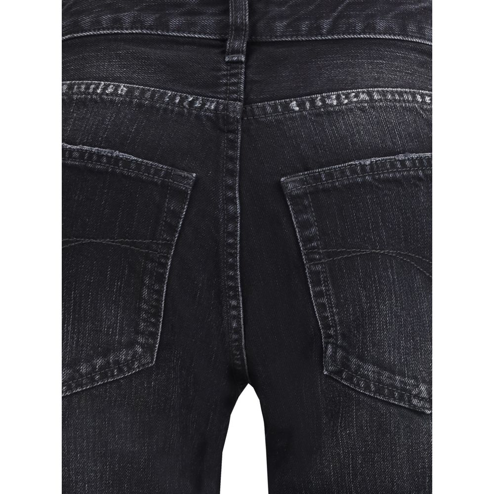 Balenciaga Weit geschnittene Baumwolljeans