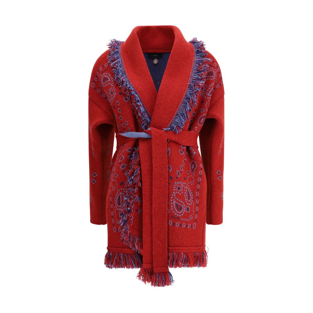 Alanui Kaschmir-Cardigan in Bordeaux