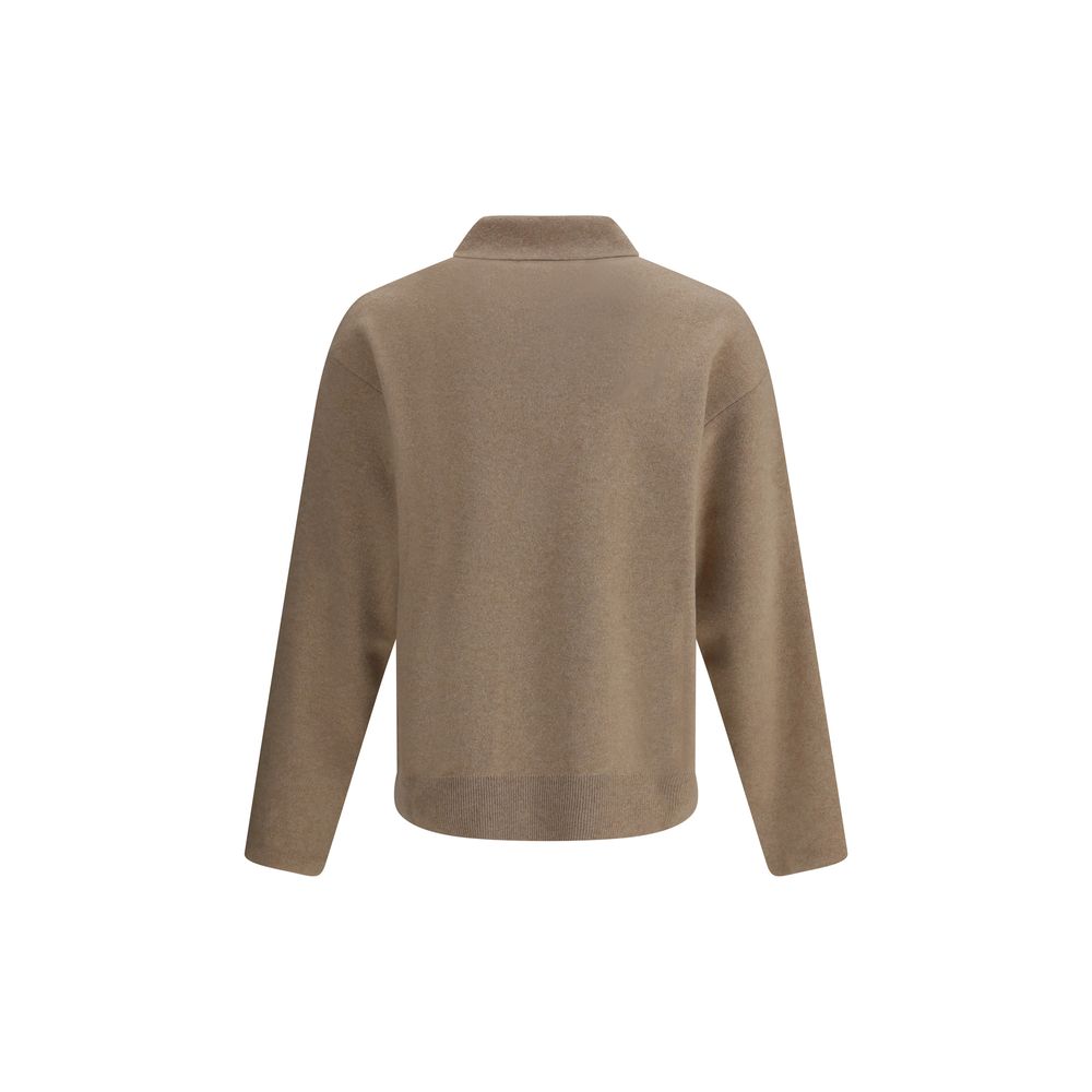 Jacquemus Beiger Merino-Woll-Sweatshirt