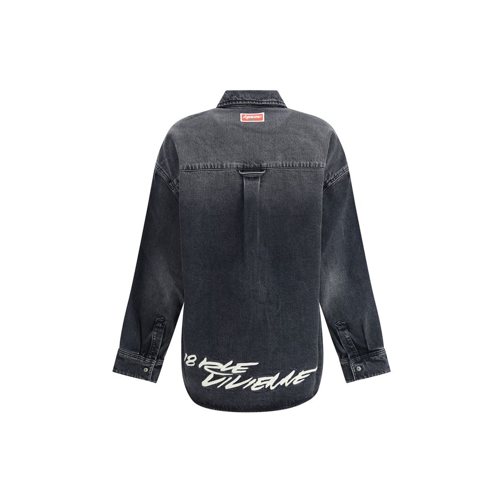 Kenzo x Futura Workwear besticktes japanisches Denim-Hemd