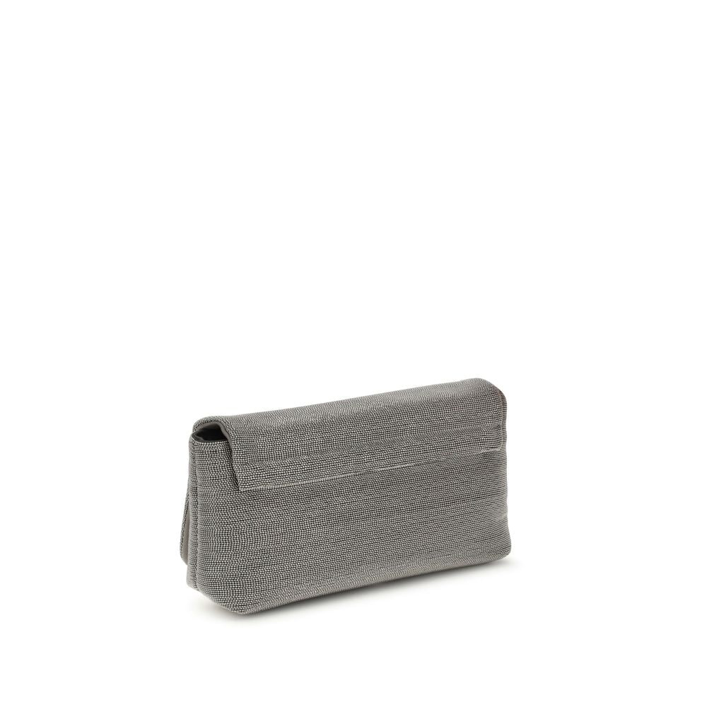 Brunello Cucinelli Precious Flap Umhängetasche