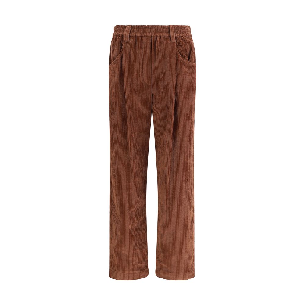 Brunello Cucinelli Samt-Hosen