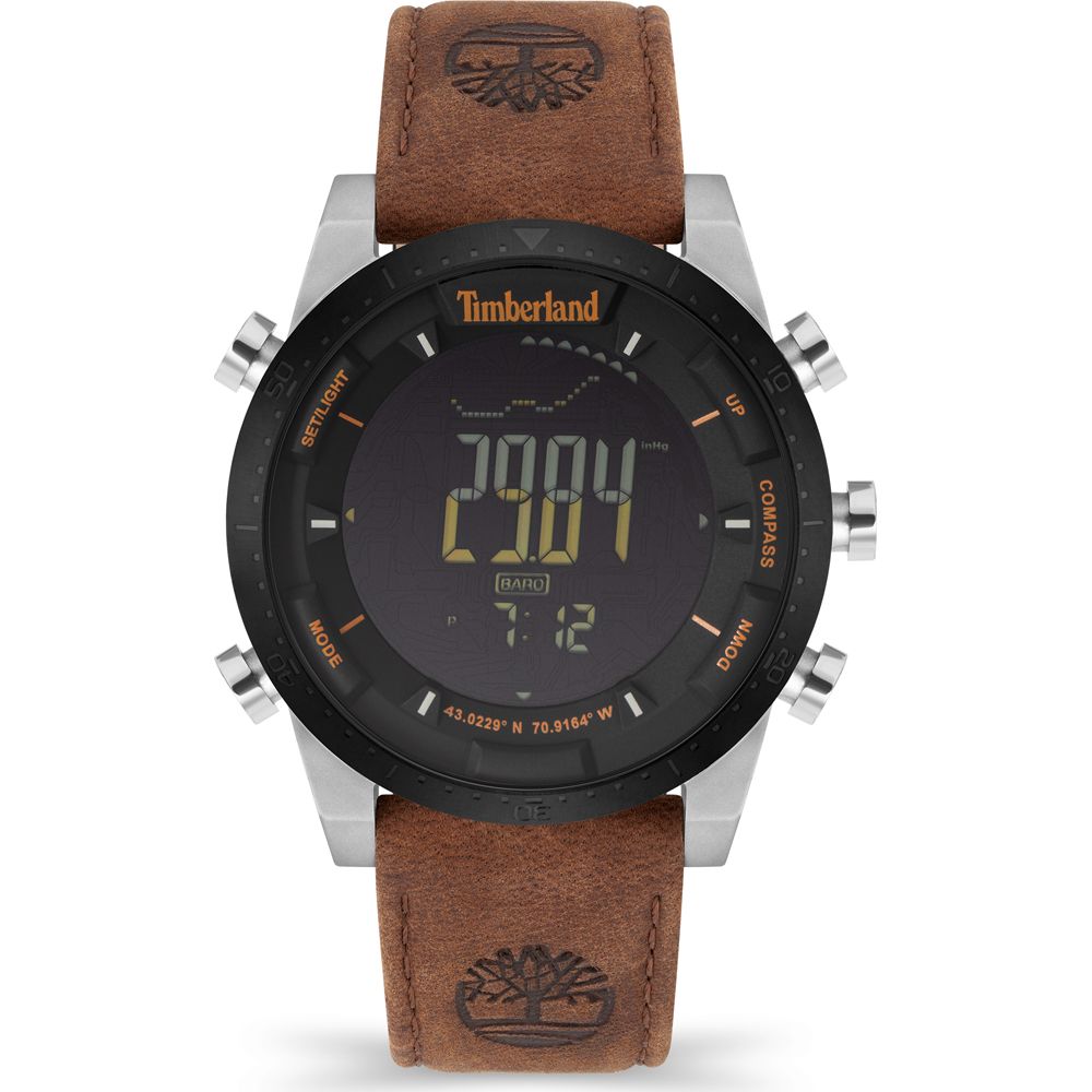 Timberland Braune Lederuhr