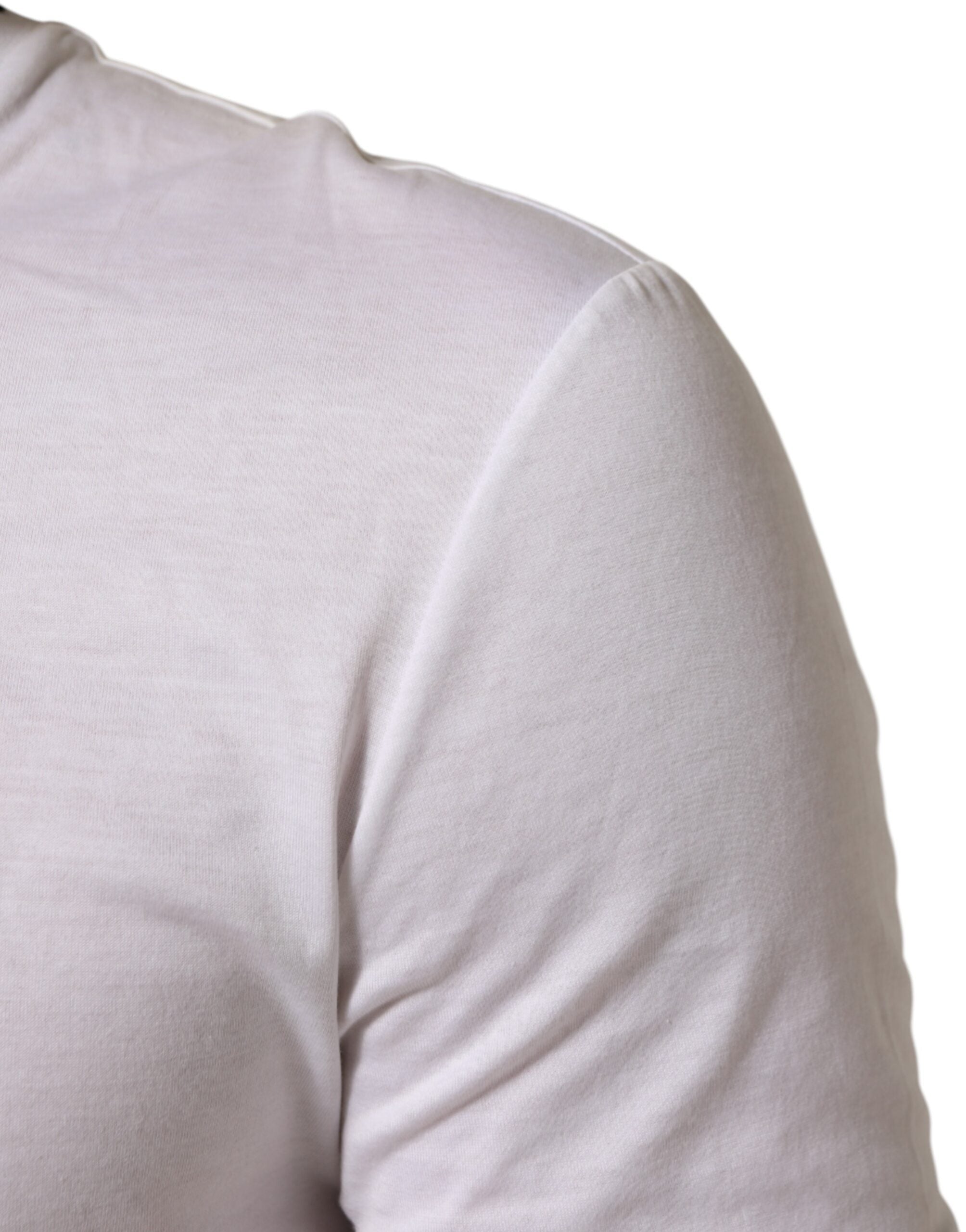 Dolce & Gabbana Weißes Kurzarm-Rundhals-T-Shirt für Männer Unterwäsche