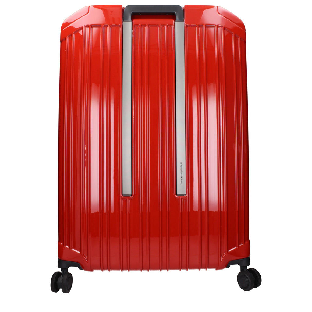 Piquadro Rotes Polycarbonat Reisegepäck und Reisen