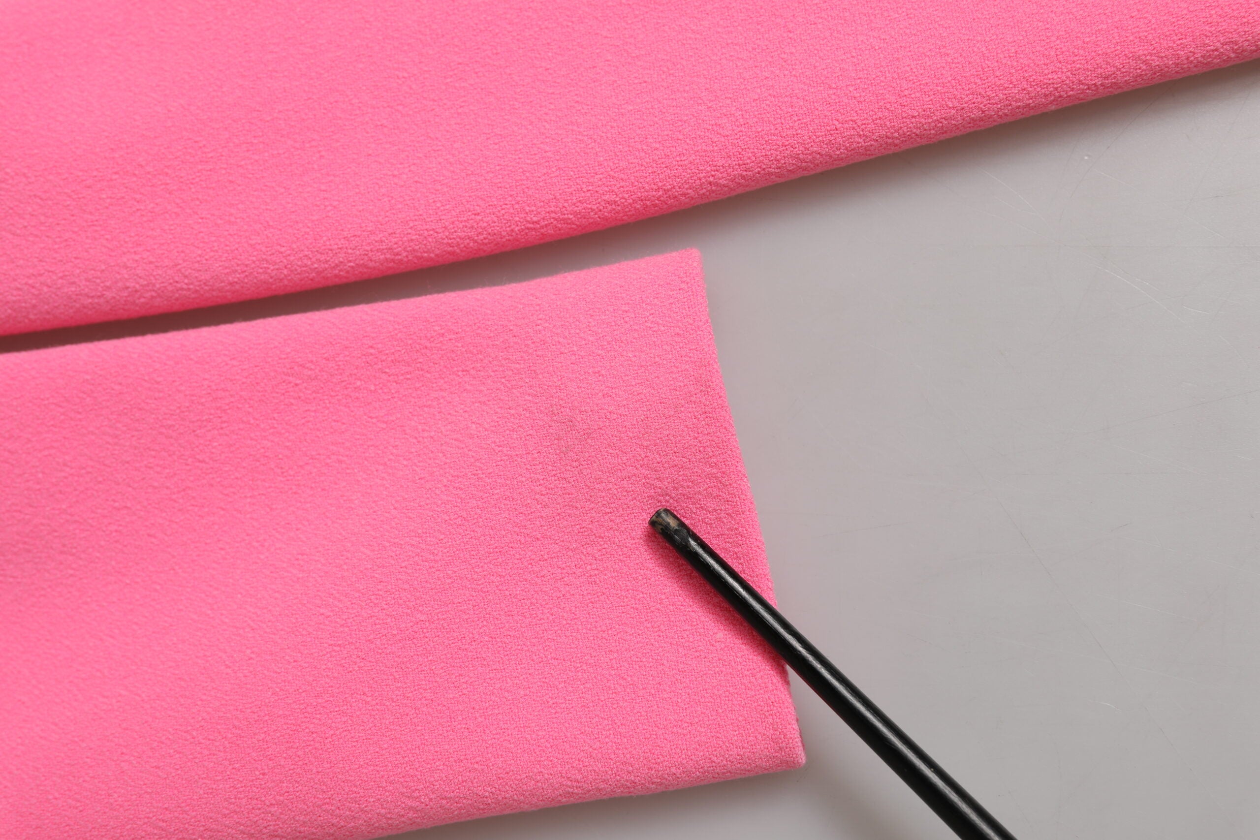 Dolce & Gabbana Rosa Polyester Langärmeliges Etuikleid Midikleid