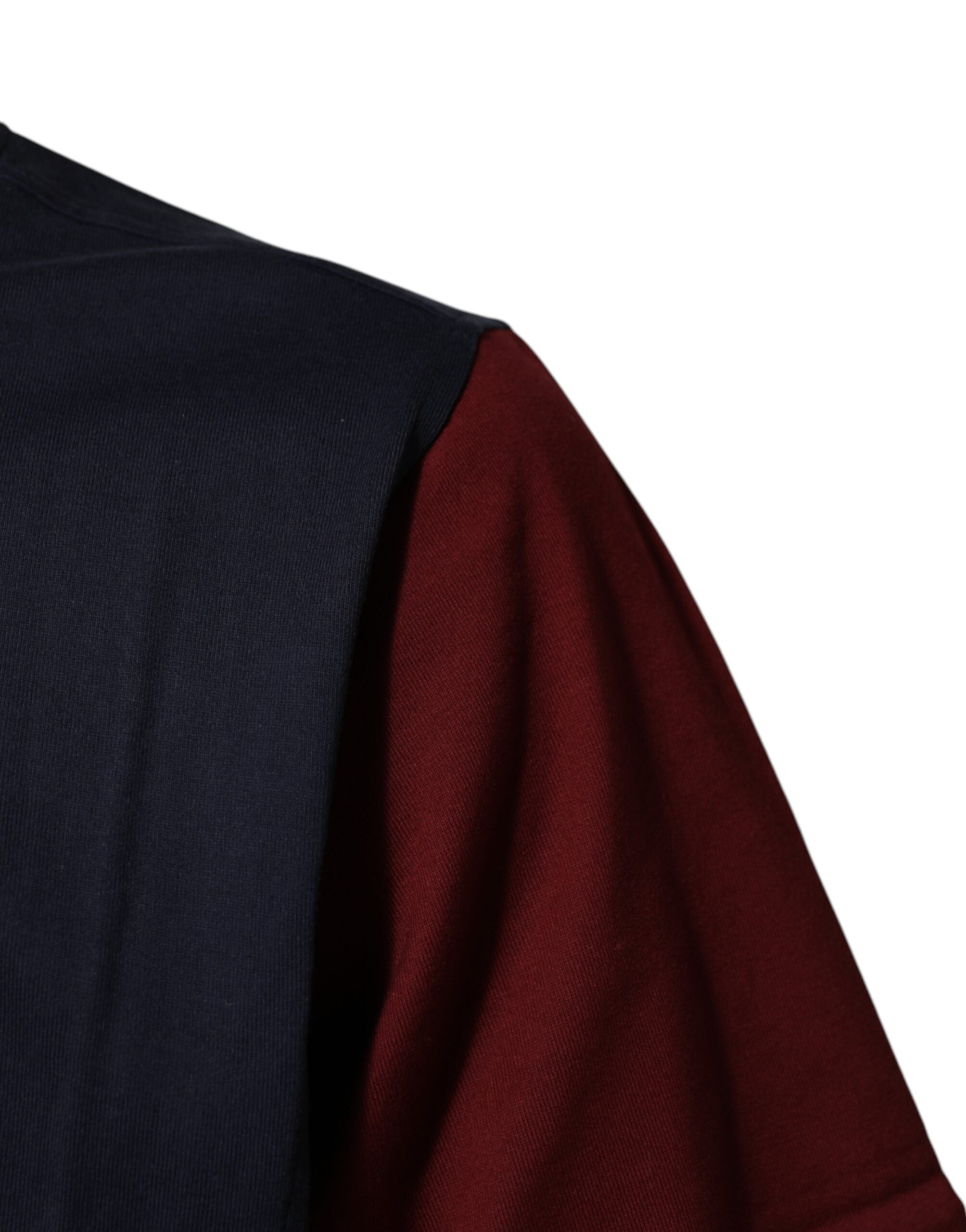 Dolce & Gabbana Mehrfarbig gestreiftes Baumwoll-T-Shirt mit Rundhalsausschnitt für Männer