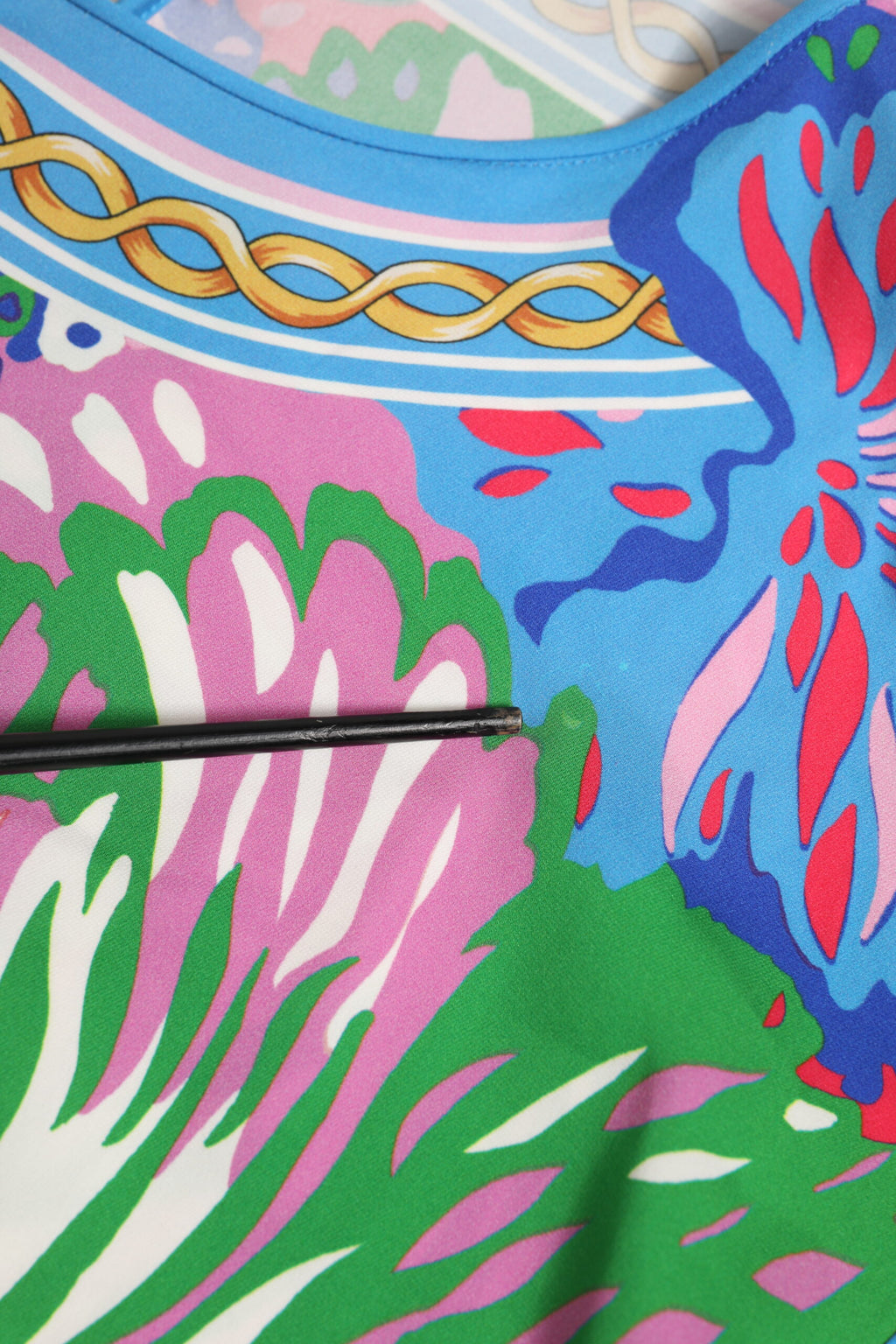 Dolce & Gabbana Mehrfarbig bedruckte Tunika-Bluse mit Blumenmuster