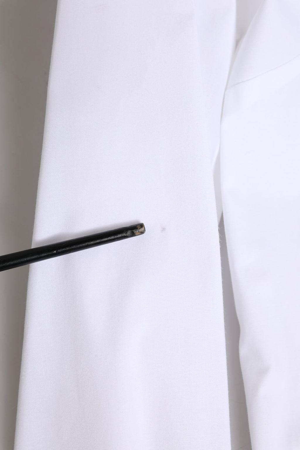 Dolce & Gabbana Weißes Baumwoll-Kragenhemd mit Knopfleiste