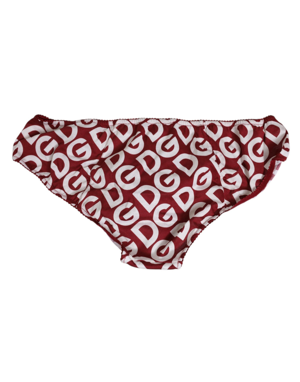 Dolce & Gabbana Bordeaux DG Logo Slip Bottom Brief Unterwäsche